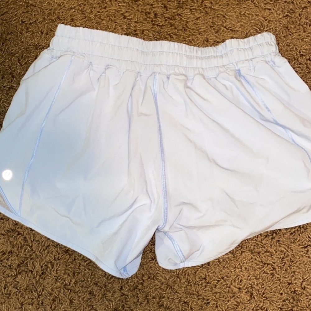 light blue lululemon size 6 shorts